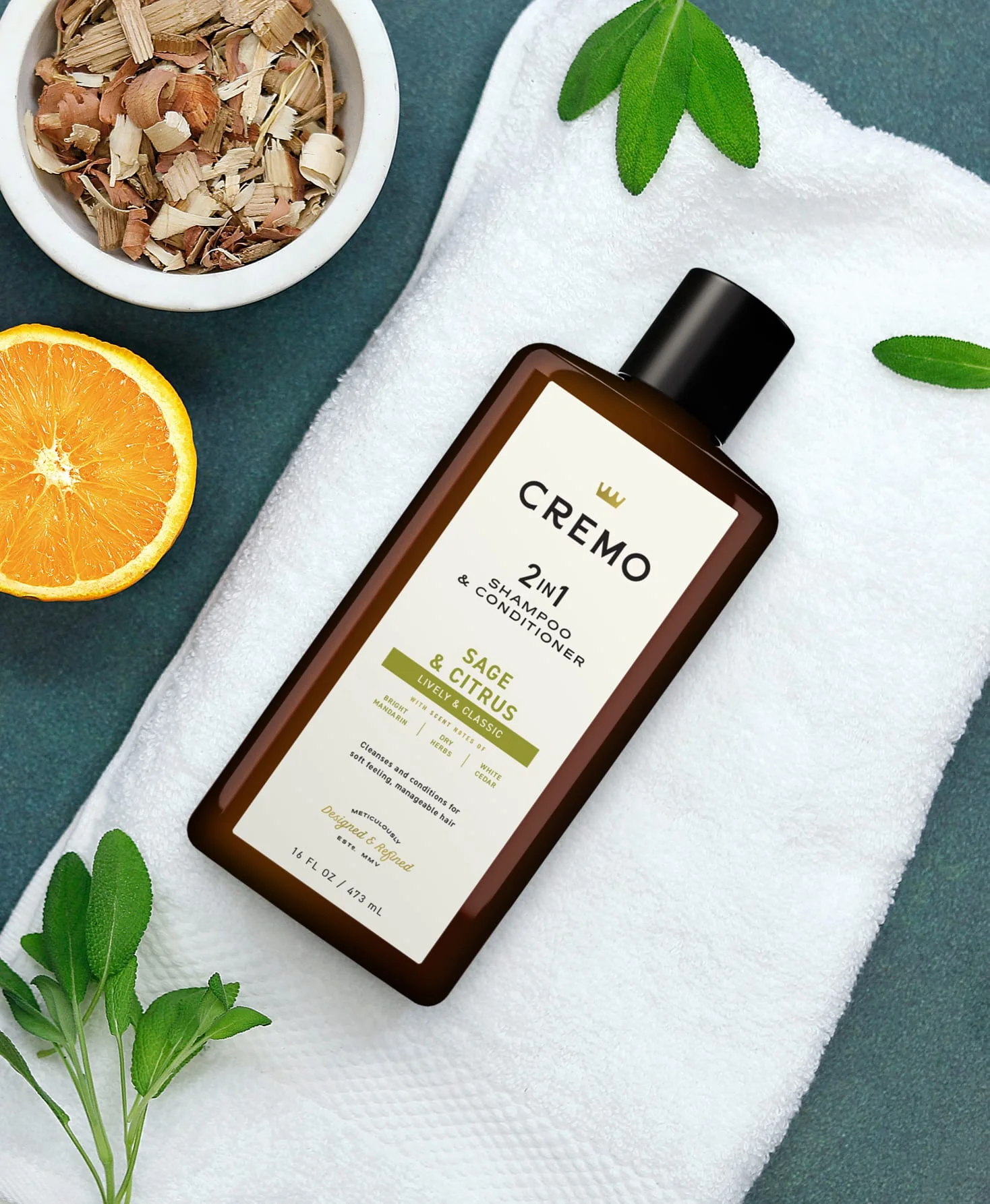 2-in-1 Sage & Citrus Shampoo & Conditioner - Image 4